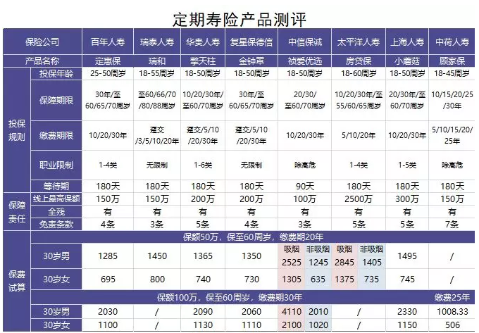 如何選擇定期壽險？